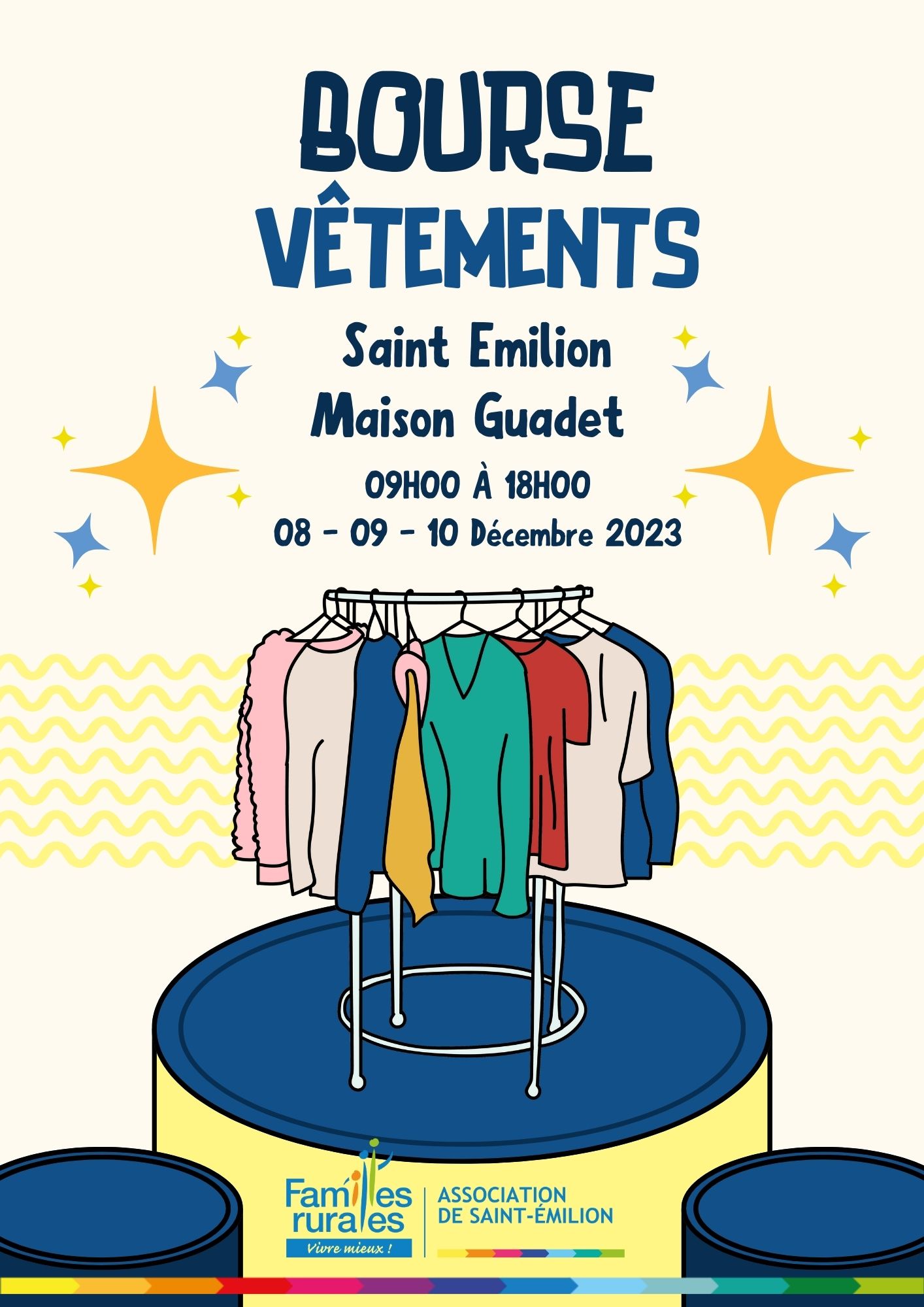 Affiche bourse aux vetements decembre 23